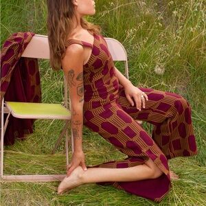 PALOMA WOOL | Linen patterned pants | Sz EU40